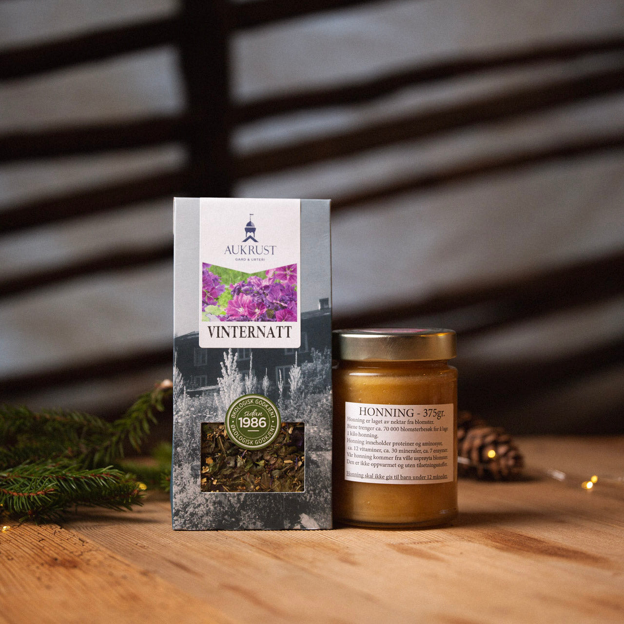 Honning og økologisk te