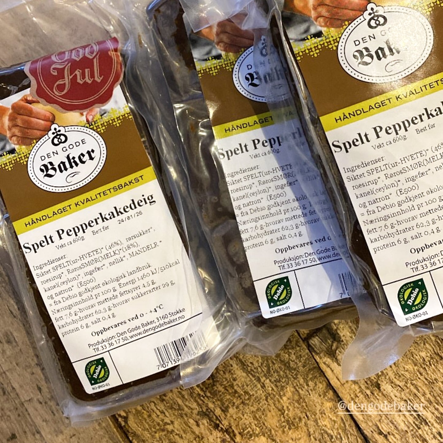 Pepperkakedeig av spelt ØKO