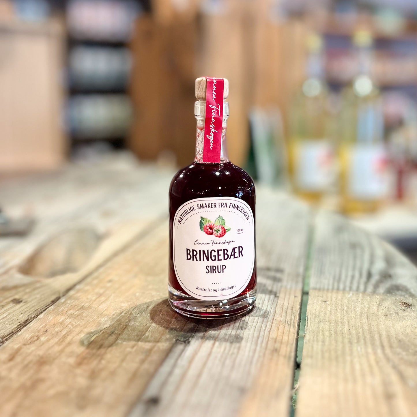 Bringebærsirup