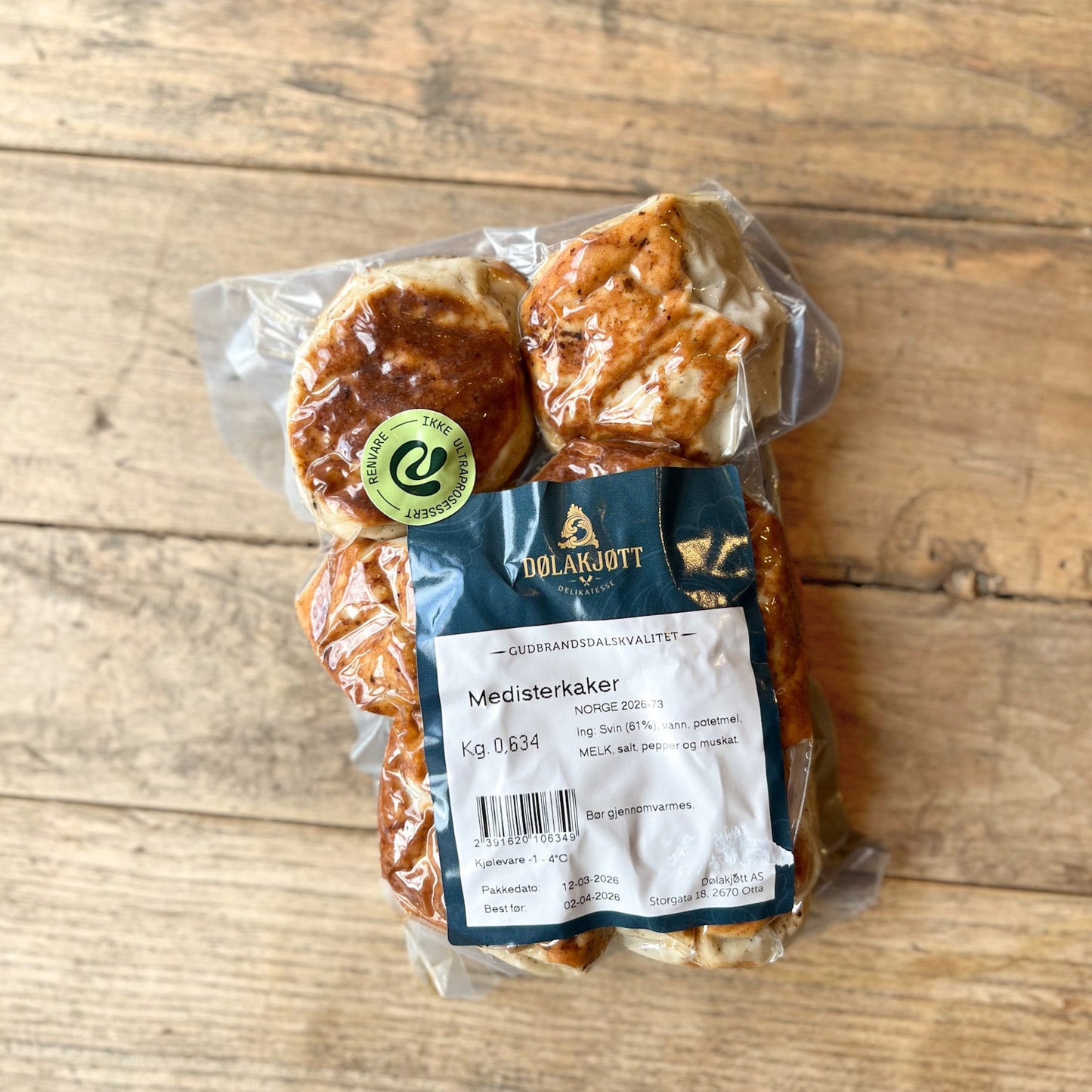 Medisterkaker 6pk