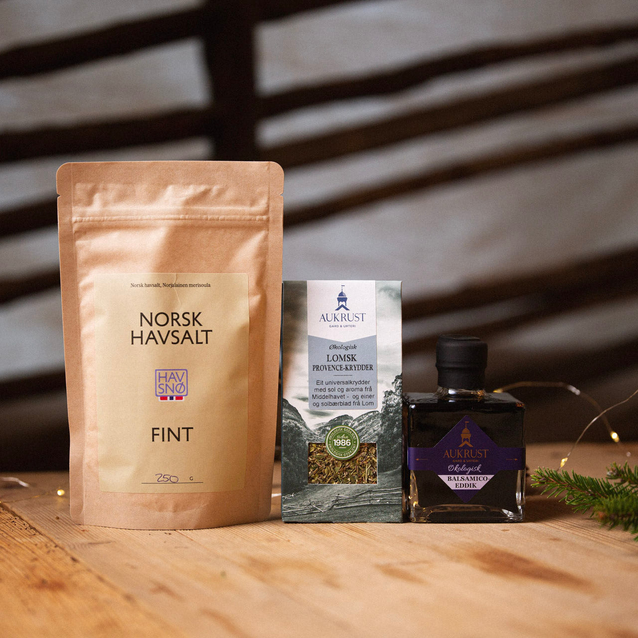 Havsalt, krydder og Balsamico ØKO