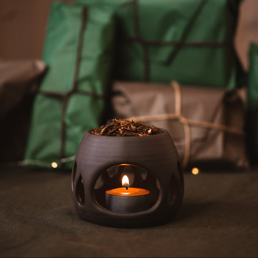 Duftlampe i keramikk