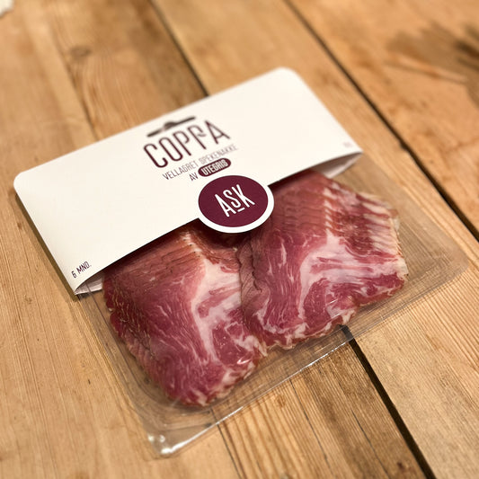 Coppa vellagra spekenakke av utegris