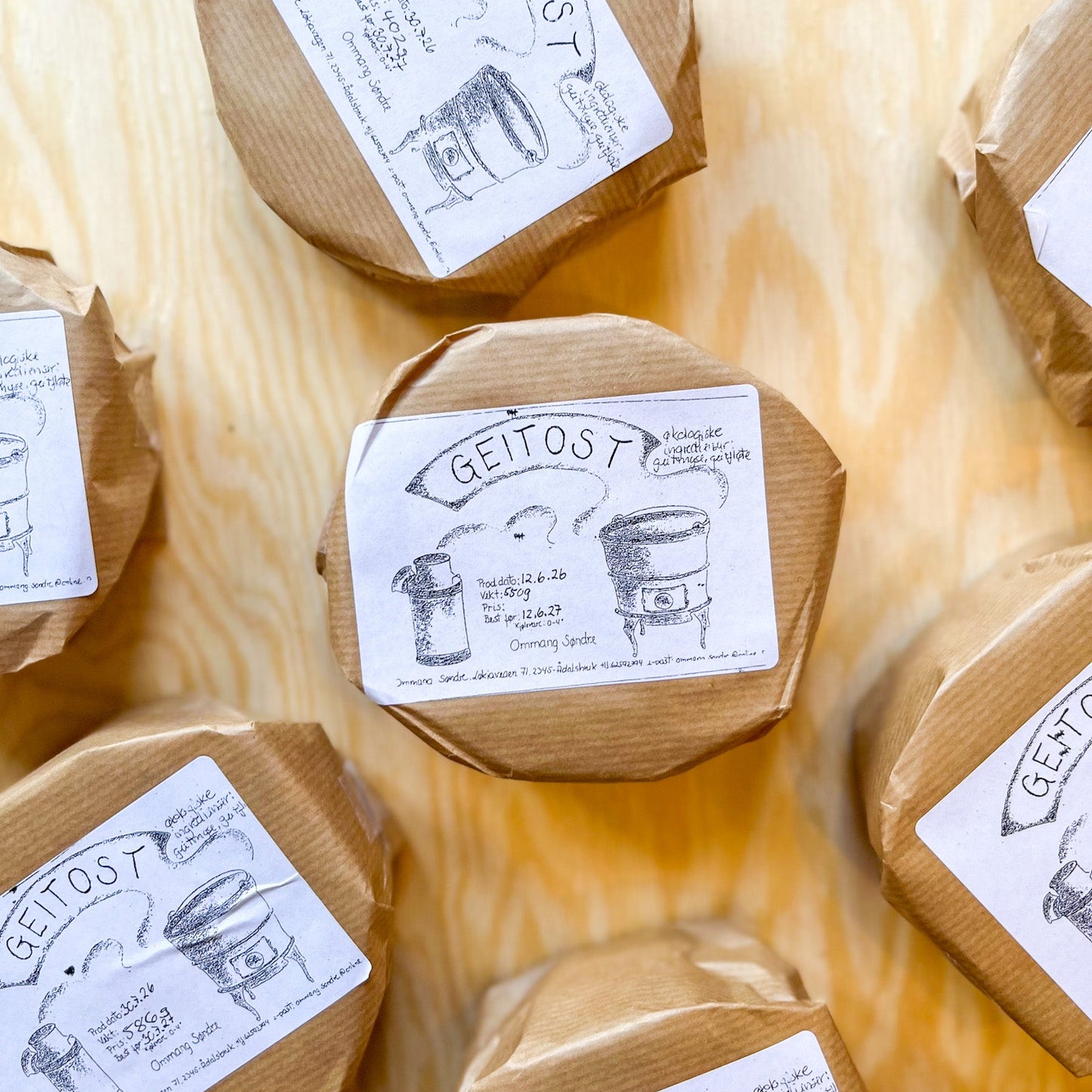 Ekte geitost 500 g ØKO