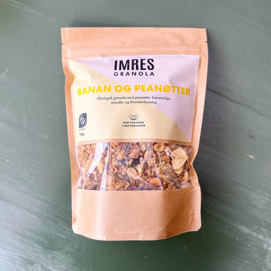 Granola Banan&Peanøtter ØKO