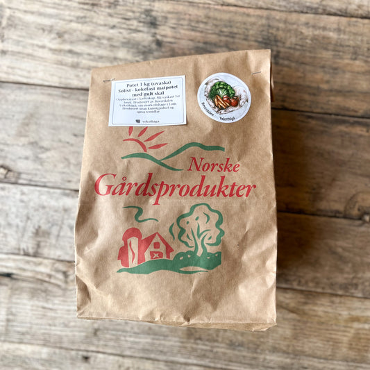 Usprøytte poteter frå Lom 1 Kg