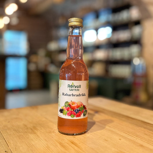 Rabarbradrikk 0,33 L ØKO