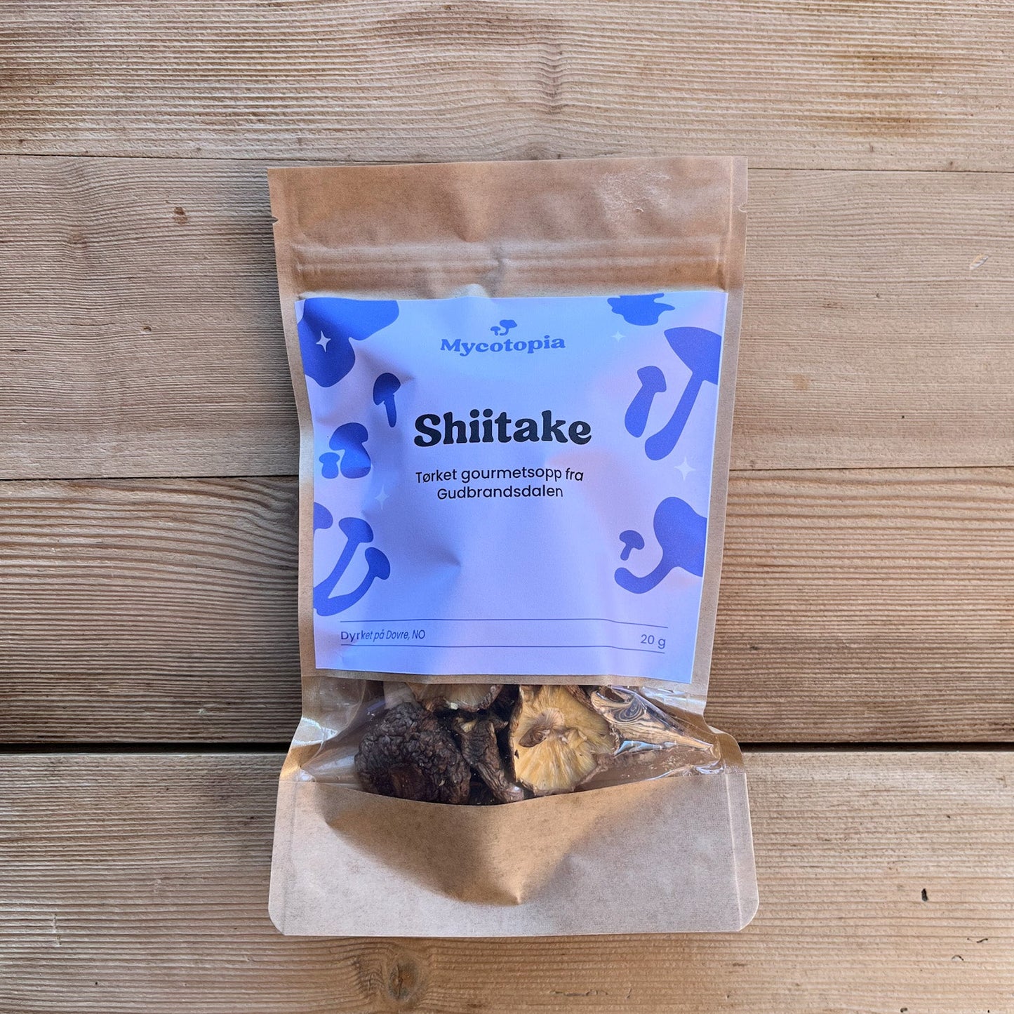 Shiitake - tørket gourmetsopp