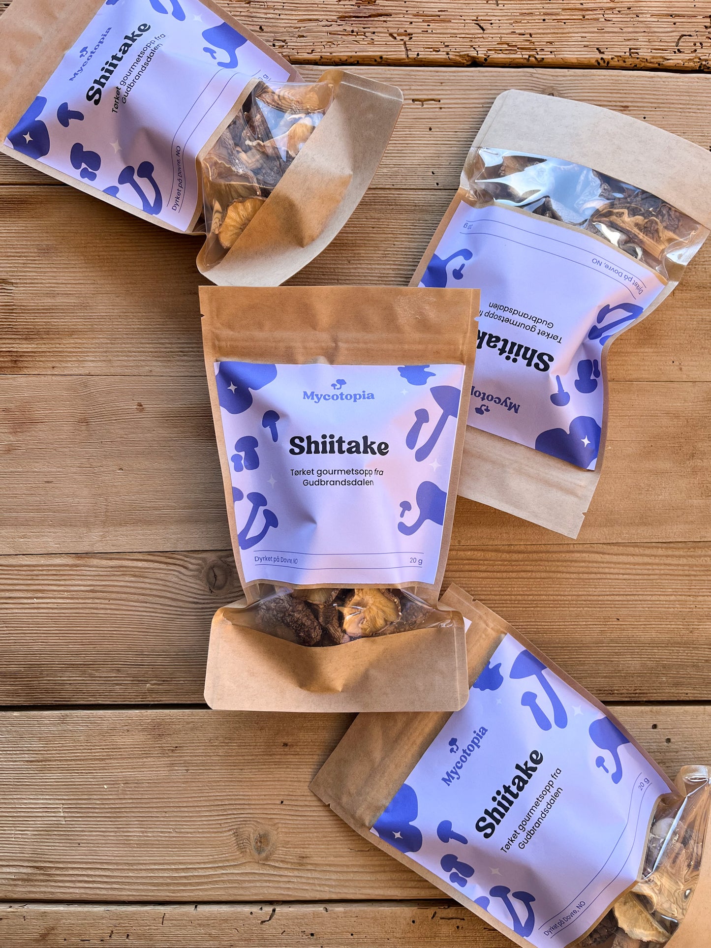 Shiitake - tørket gourmetsopp